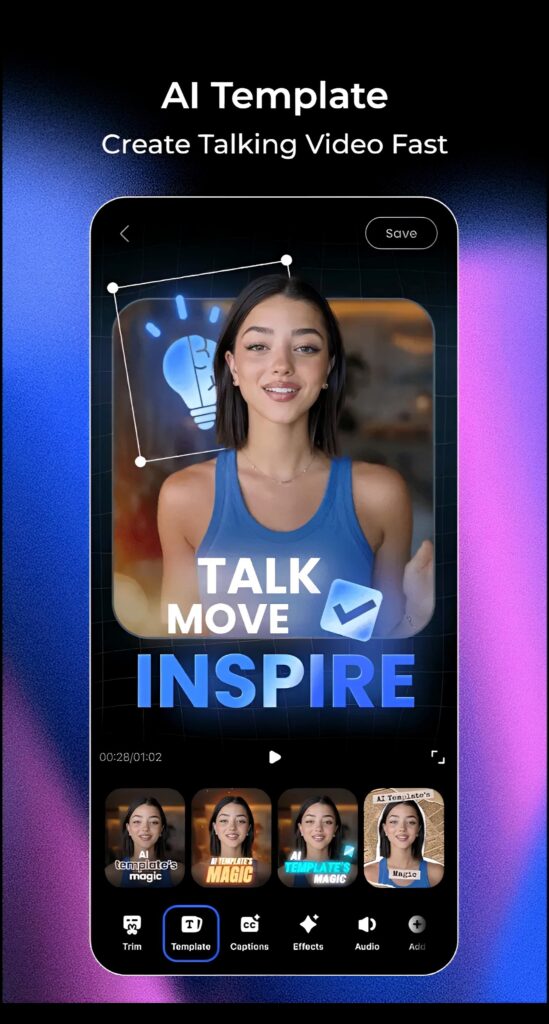 Vmake Mod APK For Windows PC Ai Template